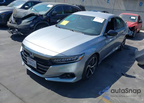 2022 Honda Accord Hybrid Sport from USA, damaged, VIN 1HGCV3F27NA039065